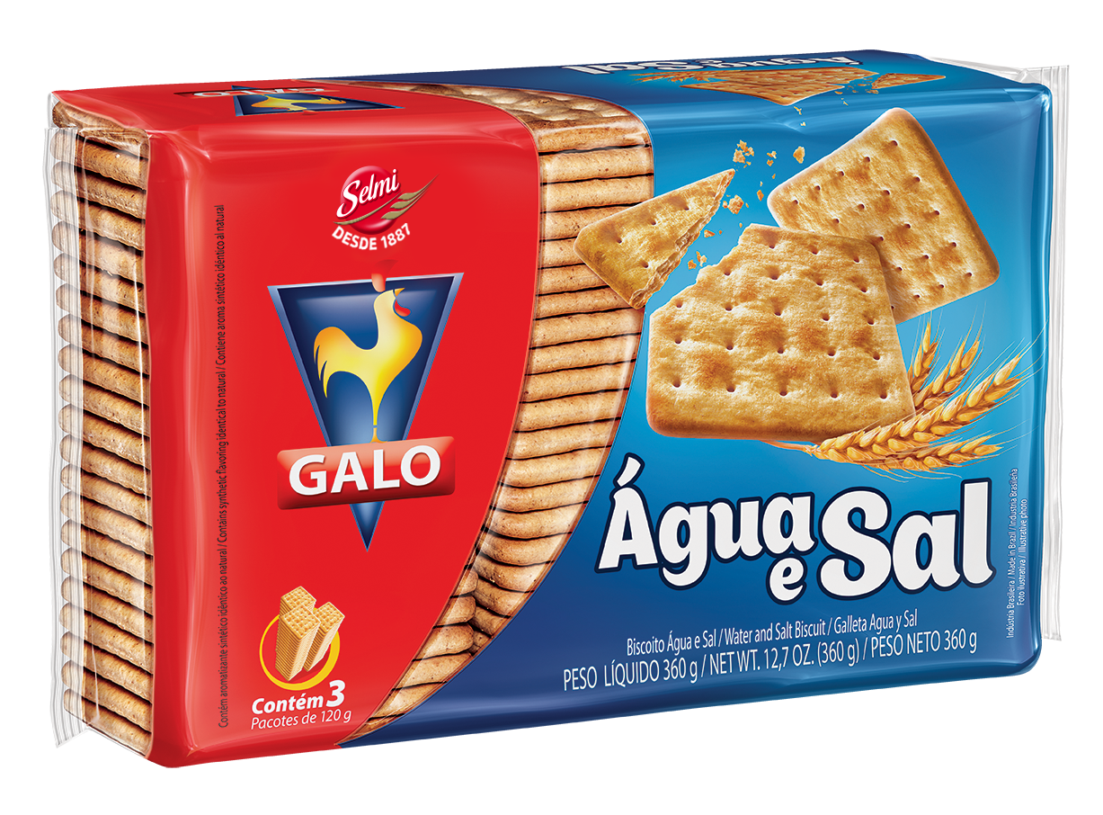 Embalagem Biscoito Laminado Galo água E Sal