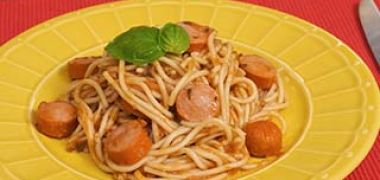 Receita Macarrão com Salsicha na Panela de Pressão