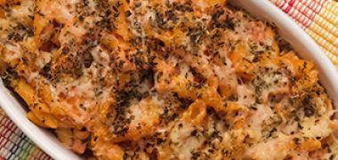 Receita Penne ao Forno com Presunto e Queijo