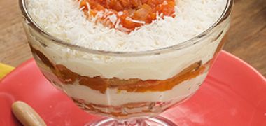 Receita Pavê de Abóbora e Coco