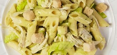 Receita Salada Caesar de Macarrão