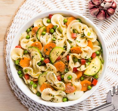 Receita Macarrão com Legumes