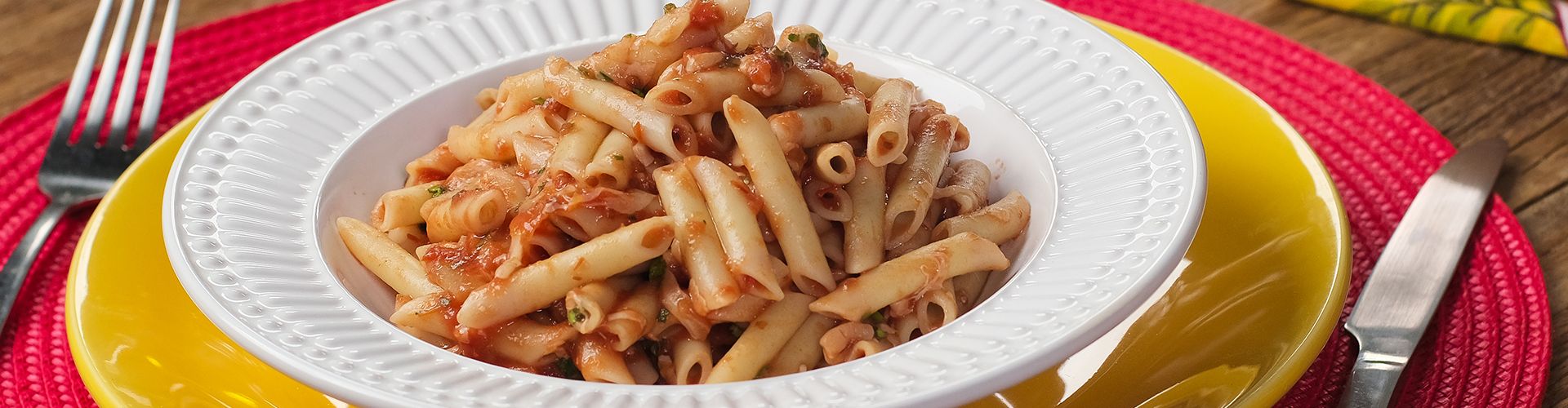 Macarrão com Queijo Coalho