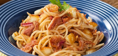 Receita Macarrão com Carne Seca e Queijo Coalho