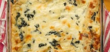 Receita Lasanha com Molho de Espinafre