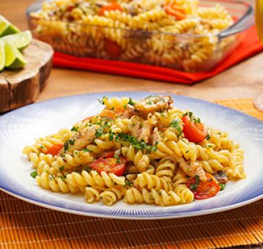 Receita Macarrão com Sardinha